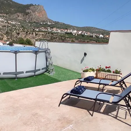 La Gaviota Con Chimenea, Barbacoa Y Piscina Junto A Ruta Del Gollizno En Olivares *